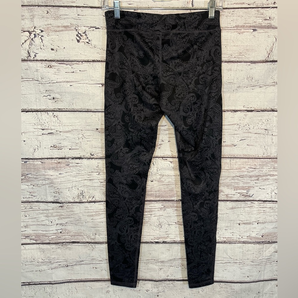 CHAMPION DUO DRY Leggings Gray Paisley Print-Small